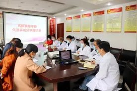 扶风县卫健局召开李盼先进事迹分享座谈会图片