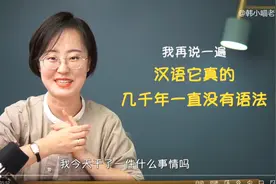 有人说汉语没有语法。汉语中到底有没有语法规则？图片