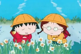 小丸子，小玉，同款闺蜜照图片