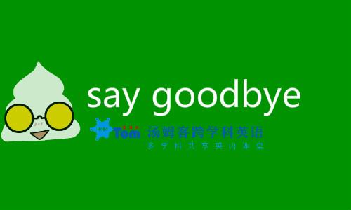 英语goodbye怎么读（20种说再见的英文）