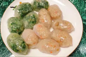 潮汕美食，透明的无米粿，好吃又营养，真美味图片