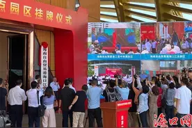海南自由贸易港海口江东新区正式揭牌图片