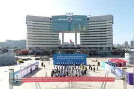 北海火车站提质改造工程开工图片