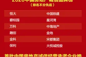 “3·15”中国房地产业九大榜单来袭 这些企业很了不起图片
