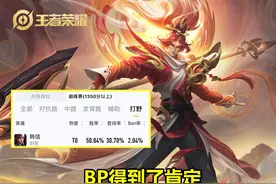 韩信T0重回巅峰，S21司马懿回归野区，1战士野王将称霸图片