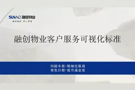 融创物业客户服务可视化标准，学习图片