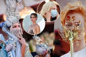 威尼斯影展口罩成最大奢侈品配饰，乌玛瑟曼22岁女儿越来越像妈图片