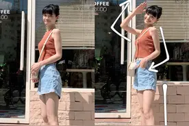站着拍照不尴尬，一学就会的7个站姿姿势，学起来拍美照图片