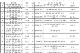 中国证监会招17人，履历极其出色，有工行总行跳槽来的图片