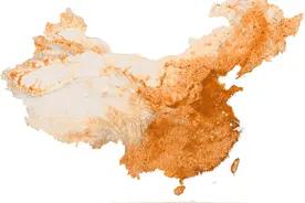 国内各省区人口密度分布图，找找自己在哪？图片