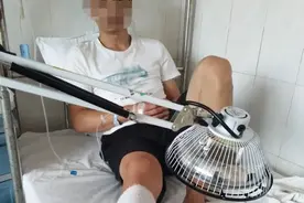天降菜刀！南宁一男子的腿筋被砍断，肇事者已找到图片