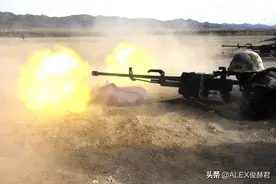 高射机枪对地面平射：威力有多大？影视剧都不敢拍图片