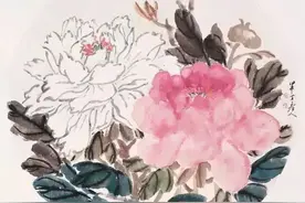 国色天香——陈半丁 牡丹作品欣赏图片