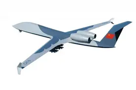 块头比A10还大！中国双发重型无人机亮相，洲际航程超大载弹量图片