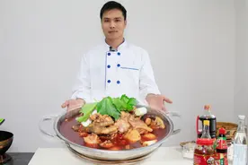 厨师长教你：”重庆火锅鸡”家常做法，冬天来了吃上一锅暖暖的视频封面