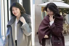 这位中年妈妈真会穿！她的“4件”外套很时尚，详细穿搭干货在这图片