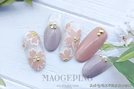 夏日限定美甲，超简单的手绘清新风图片