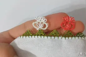 「花样锁边」看看如何用简单的花朵来锁边图片