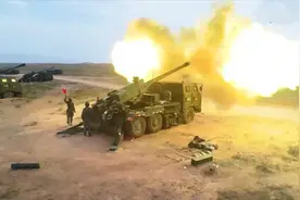 新型155卡车炮实射精确制导炮弹画面曝光，对敌碉堡点穴式打击图片