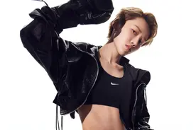 THE9刘雨昕最新封面大片释出，一身黑色运动装秀出完美腰线图片