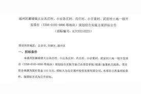 拆！定了！这5个村一级开发！通州这361亩将发生巨变图片