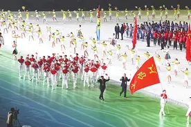 江西代表团精彩亮相第十四届全运会开幕式 徐诗晓担任旗手图片