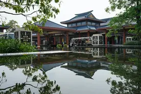 中式建筑园林，从都国际庄园。图片