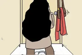 女生上厕所的步骤，究竟有多麻烦呢！（漫画）图片