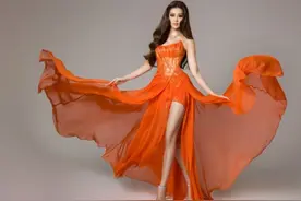 越南选美大赛冠军参加全球选美大赛，成为全球“最美的玫瑰花”图片