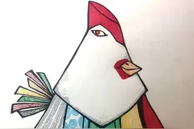 独家专访《雄鸡凝视》海报创作者Mr.Q——不光有鸡的凝视，还有鹅的凝视图片