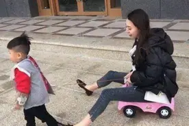 小姨带娃“不按套路出牌”，看完这组图笑出声，网友：一物降一物图片