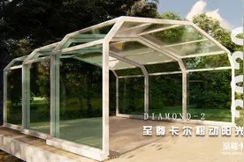 可惜我家没庭院，不然做个这样的伸缩阳光房，不算违建还能收起来图片