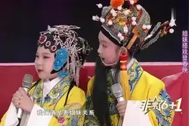 小萌娃姐妹上春晚，现场表演戏剧节奏感美，现场所有人都鼓掌叫好图片