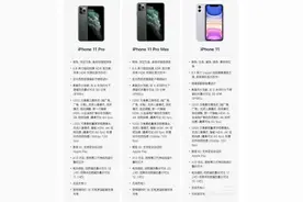 苹果11和11pro和11promax图片