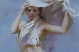 意大利两位艺术家笔下的女性形象，令人一见倾心图片