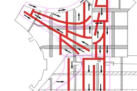 青岛新机场大厅钢网架提升及吊装专项施工方案—网架施工技术方案图片
