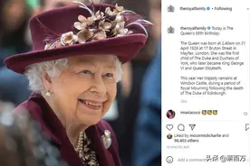 英国女王寂寞度过95岁生日，凯特威廉一身黑衣参加活动，终于笑了图片