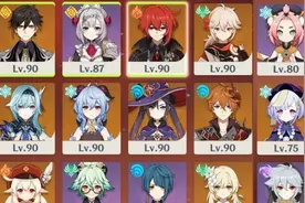 《原神》2.0版本更新前全角色强度总结：T0级别共有四人入选图片