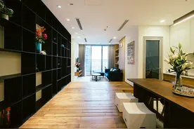 装修一大败笔，2间卧室打通合并，共用一扇推拉门，75㎡装的随性图片