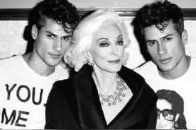 超模女王卡门：三次婚姻不幸，83岁有小鲜肉男友，89岁还上台走秀图片