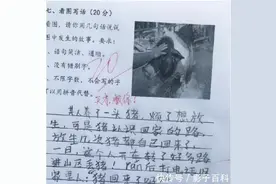 小学生试卷答案太直白，老师气得直跺脚，网友却乐弯了腰，鬼才图片