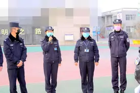 青海司法行政系统抗击疫情综合报道之三十四∣战“疫”镜头：女子监狱减压加油的心理拓展活动图片