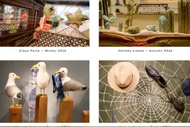 爱马仕橱窗设计师，竟然是15人小团队的艺术工作室图片