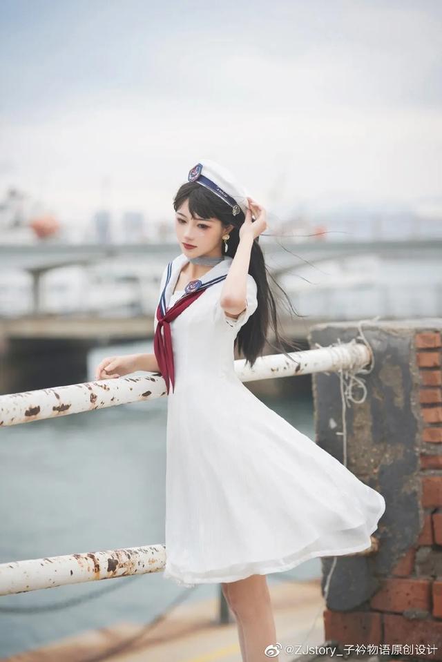 少女夏日必备风格？海军风Lolita驾到！听说沙滩和海军风更配哦