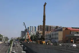 石家庄一立交桥开工！一期工程春节前具备通车条件图片