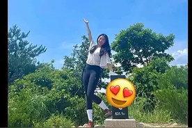 神评论：不要穿瑜伽裤和男朋友去爬山图片