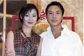 甄子丹为万绮雯抛弃孕妻，并称一生一世爱她，却闪婚小18岁嫩模图片