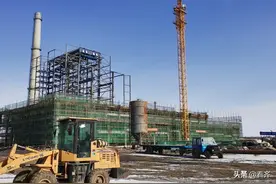 齐齐哈尔市梅里斯区九洲生物质热电联产项目加快复工进度图片