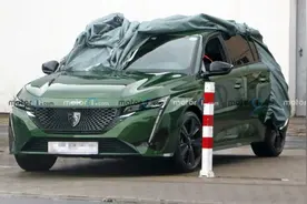 全新标致308曝光，狮头新标+凶狠獠牙，颜值甩高尔夫几条街？图片