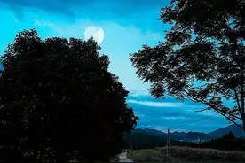 月亮升起来图片